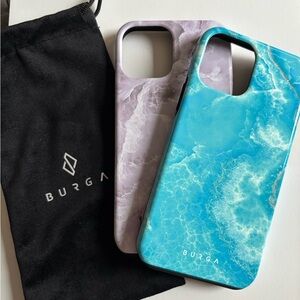 Blue and Purple Phone Case Set